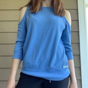 Calvin Klein blue performance top